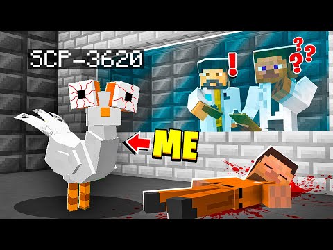 I Became SCP-3620 "The Chicken" in MINECRAFT! - Minecraft Trolling Video