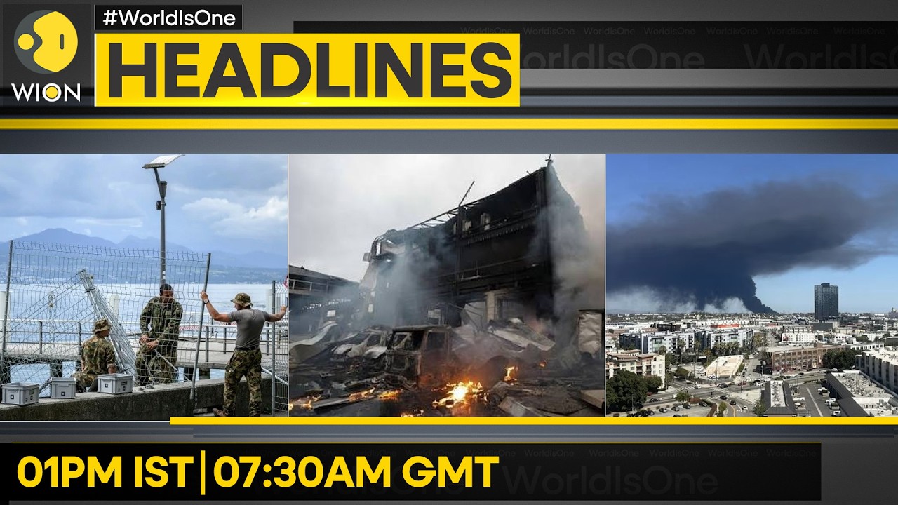 Tight Security Around Swiss Resort | Russian Strikes Kill 3 in Ukraine | WION Headlines