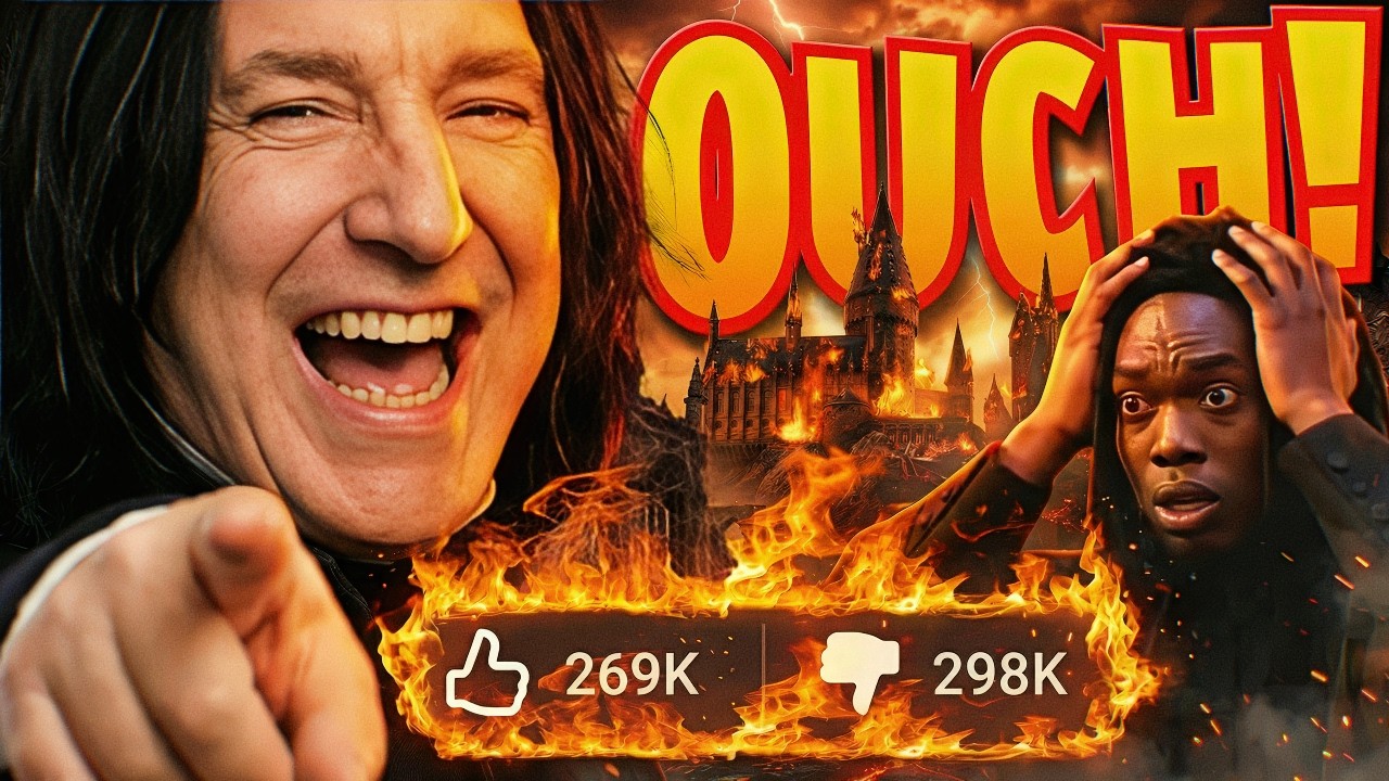 THE INTERNET SAID NO! – HBO’s Harry Potter Trailer Ratio’d Over BLACK SNAPE... Obviously