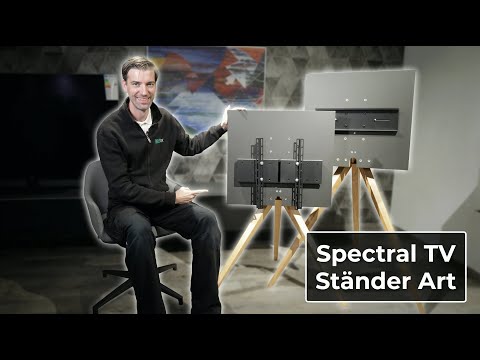 High End Holzbodenfuß für TV - Spectral AX