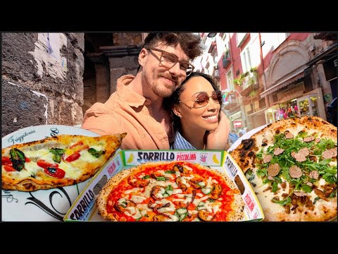 24 HORAS COMENDO PIZZA EM NAPOLES/ITALIA