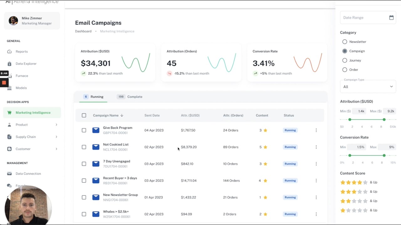 Customer Intelligence - Marketing [Athena Intelligence]