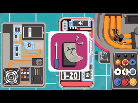 REPAIR MASTER 3D Gameplay Level 1-20 (iOS) by Rollic Made with Unity - YouTube