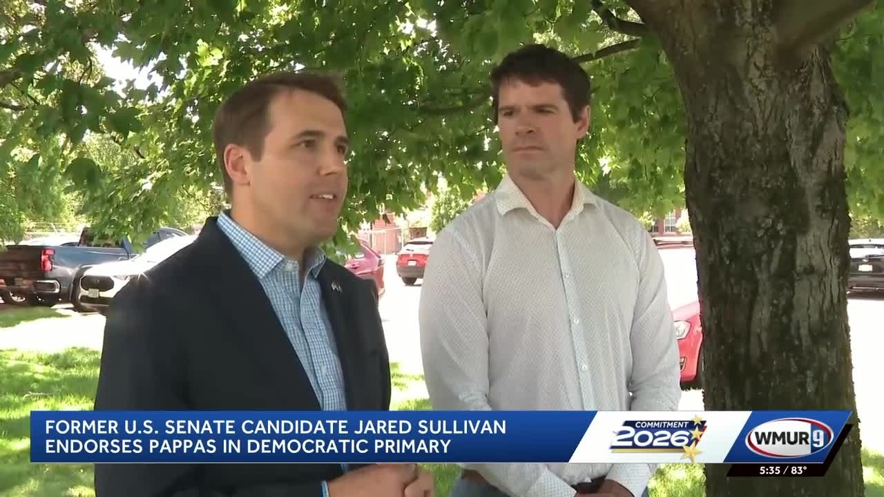 Video: Jared Sullivan endorses Chris Pappas in New Hampshire U.S. Senate primary