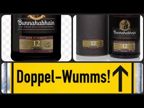 Bunnahabhain 12 Jahre Cask Strength . Vergleich 2021 mit 2022 ... der Doppel-Wumms!¡