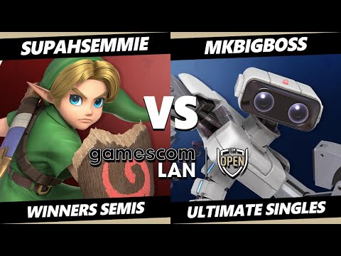 gamescom TOP 8 - Supahsemmie (Young Link) Vs. MKBigBoss (ROB) Smash Ultimate - SSBU