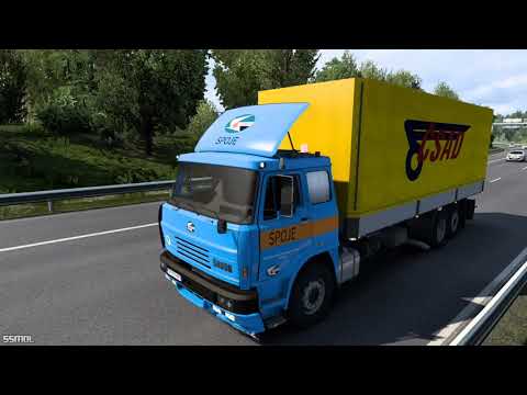 Euro Truck Simulator 2 mods LIAZ 110/300 Truck + Interior + Trailers