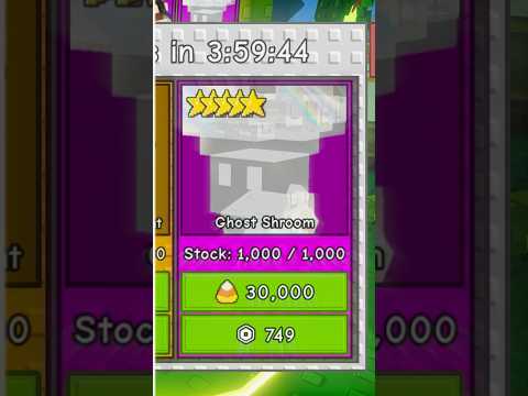 Ghost Shroom Showcase (Garden Tower Defense) #gardentowerdefense