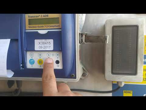 sacar ticket de frigorífico del camion