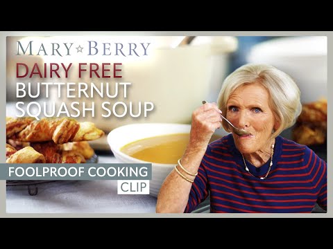 Dairy Free Butternut Squash Soup | Mary Berry's Foolproof Cooking | Mary Berry