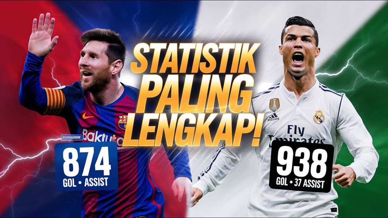 Statistik Karier Messi vs Ronaldo: Siapa yang Paling Lengkap?