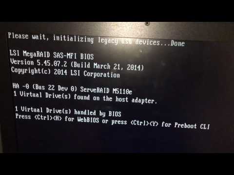 IBM System X3650 M4 boot failed