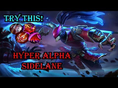 Want Sidelane ALPHA HYPER CARRY? TRY THIS ITEM | Top Global Alpha | Mobile Legends