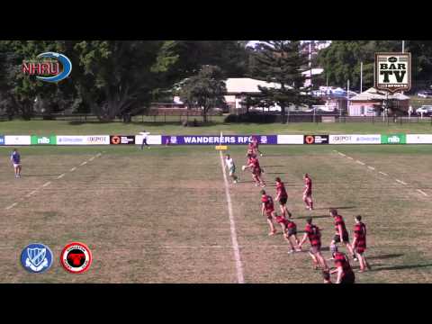2015 NHRU Round 8 Colts Highlights - Wanderers v Singleton Bulls