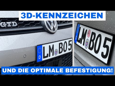 3D-KENNZEICHEN und die verschiedenen Befestigungsmöglichkeiten im Vergleich! + Rabattcode für Euch!