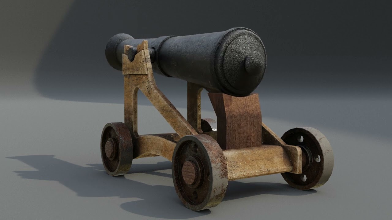 Cannon 3D Model