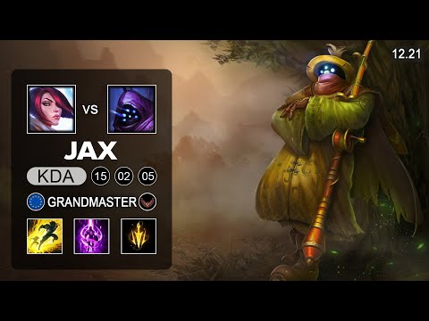 Jax vs Fiora Top - EUW Grandmaster - Patch 12.21 Season 12