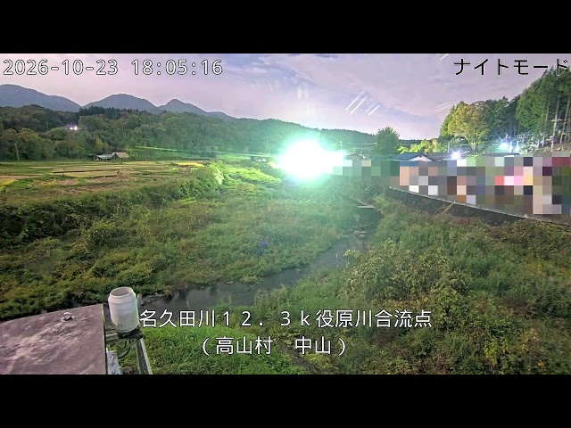 名久田川 12.3k 役原川合流点（利根川水系）