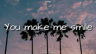 Justin Vasquez - You make me smile (lyrics)
