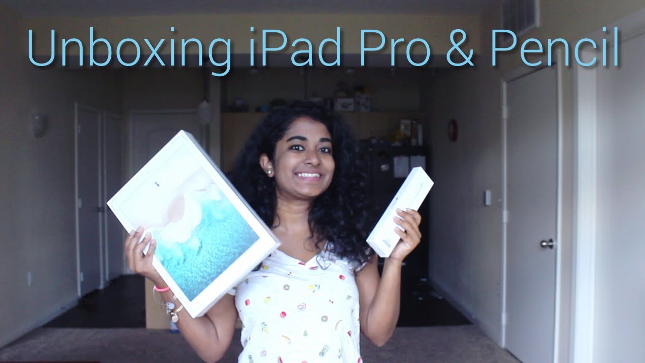 Unboxing iPad Pro 12.9 (2017) and Pencil
