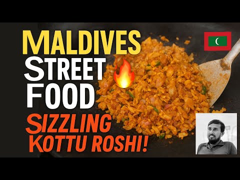 🇲🇻 Maldivian Kottu Roshi – Best Street Food in the Maldives! 🌴🍲