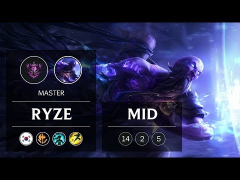 Ryze Mid vs Zoe - KR Master Patch 9.4