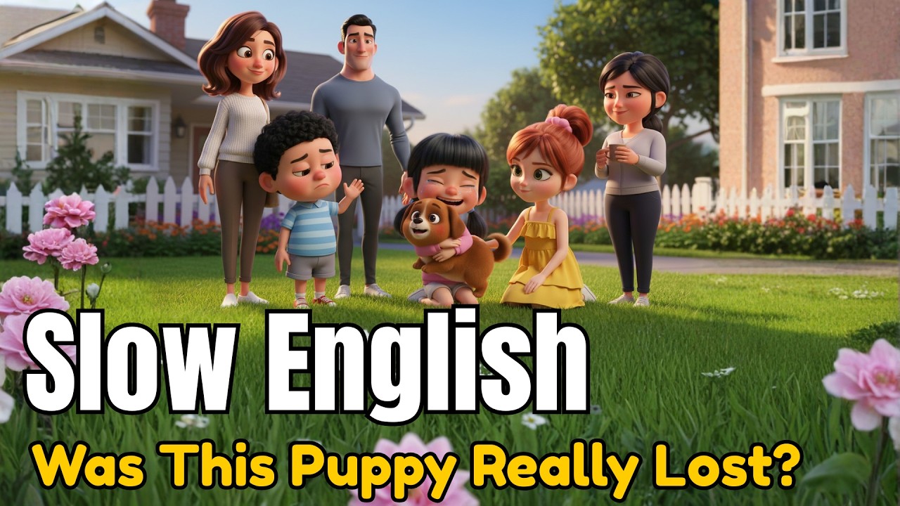 Was This Puppy Really Lost? | Slow English for Beginners | Telling Stories in English (A1–A2) ✔