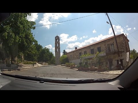 Driving through Zatouna (both ways), Arcadia, Greece (Ζάτουνα Αρκαδίας) - onboard camera
