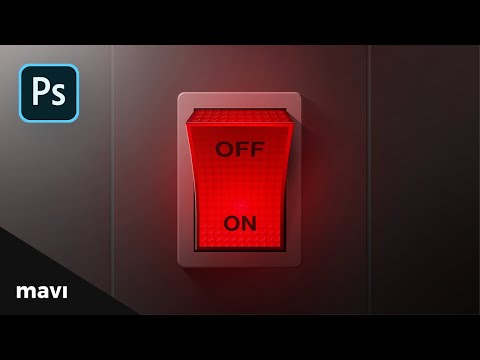 Create a Photorealistic Button Switch in Photoshop Full Process