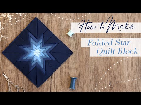 Folded Star Block Tutorial | Using AGF Pure Solids | (GIVEAWAY CLOSED)