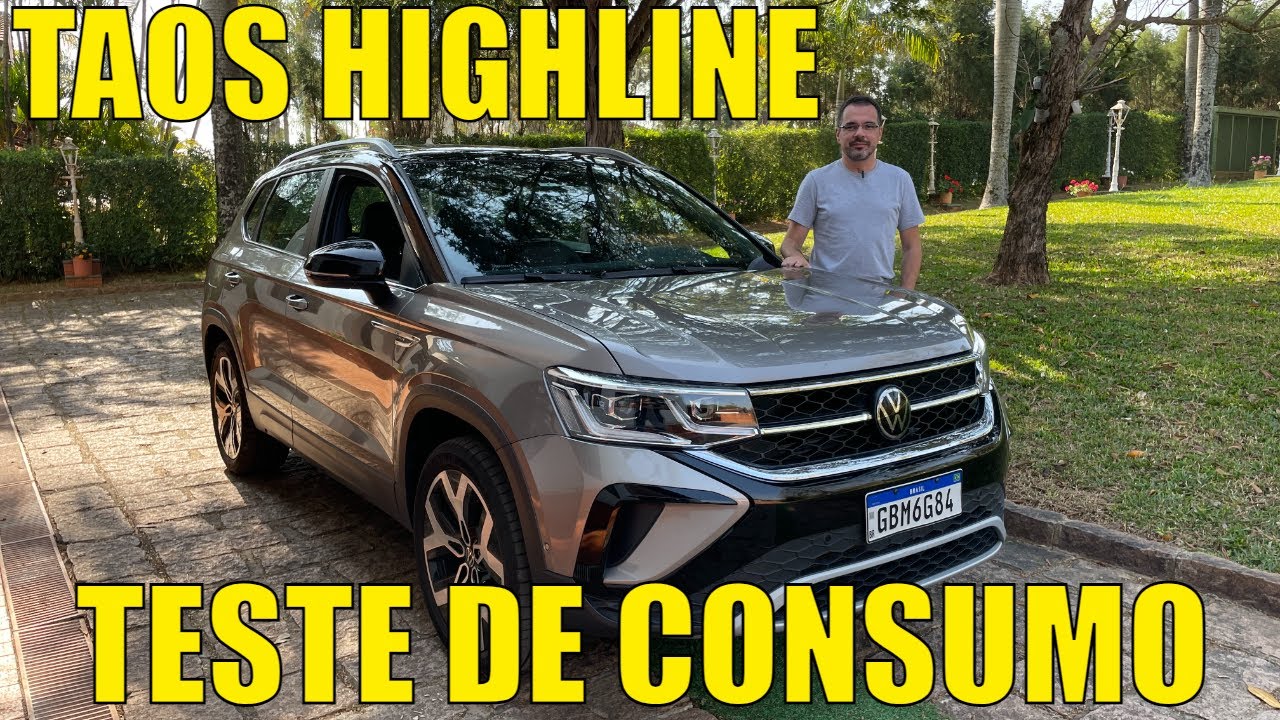 Volkswagen Taos Highline 2024 - Teste de consumo real em mais de 1.000 km