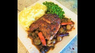 Red Wine Braised Chicken - Slow Cooker Recipe