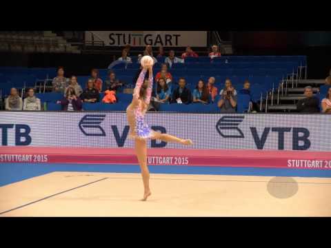 HALKINA Katsiaryna (BLR) – 2015 Rhythmic Worlds, Stuttgart (GER), Qualifications Ball