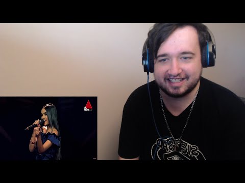 *REACTION* Sathisha Bhatt - Chikni Chameli | Blind Auditions | The Voice Sri Lanka