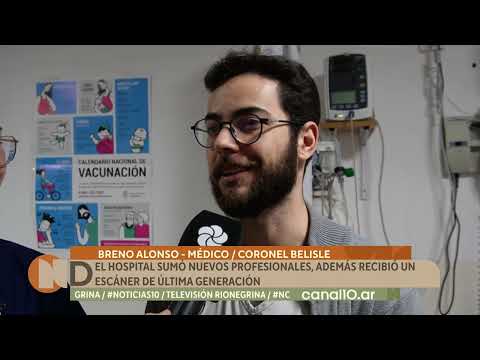 El Hospital de Belisle sumó nuevos profesionales, además recibió un escáner de última generación