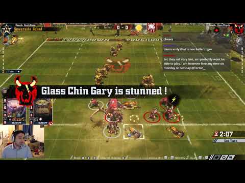 Blood Bowl 2: Skaven! Vs Orcs with me messing about