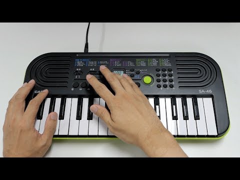 Billie Eilish - bad guy on Casio SA-46 Mini Keyboard