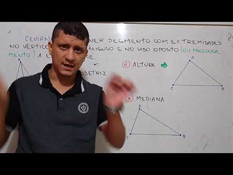 cevianas: definição e exemplos