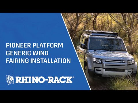 Rhino-Rack | Pioneer Platform Generic Wind Fairing Installation