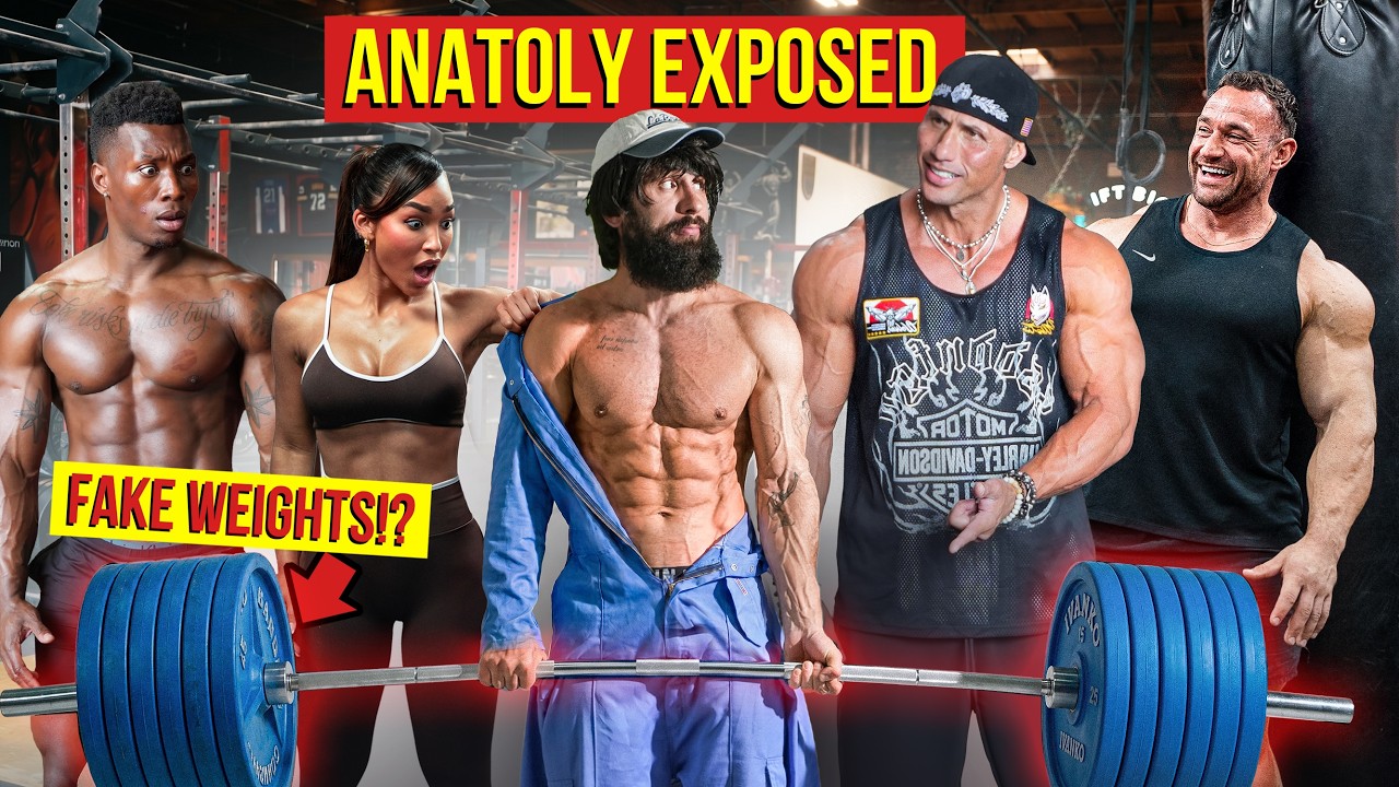 ANATOLY was EXPOSED with FAKE WEIGHTS | Pretended to be a CLEANER in the Gym #65