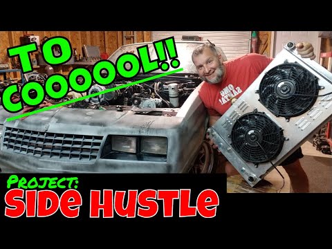 Monte Carlo 5.3l LS swap radiator 4l60e electric fans AC