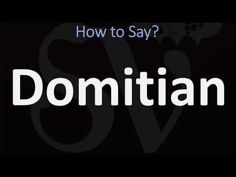 How to Pronounce Domitian? (CORRECTLY)