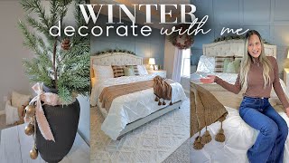 COZY WINTER DECORATE WITH ME || WINTER DECORATING IDEAS 2023