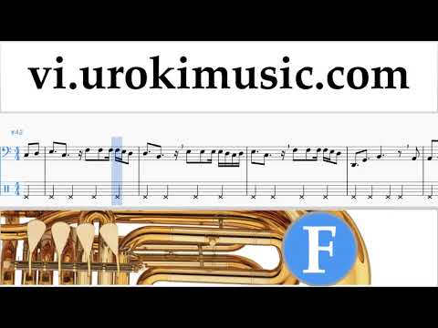 Học Đàn Kèn Tuba Clean Bandit - Rockabye ft Sean Paul Anne-Marie Hướng Dẫn  Bài Hát Phần 2 um-i687