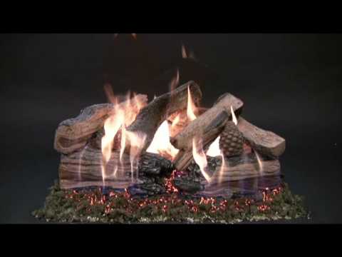 24 Inch Evening CrossFire Log Set With Optional Burner & Valve