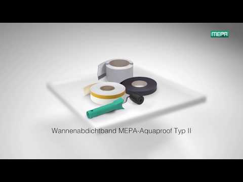 MEPA Aquaproof Abdichtband - Montage