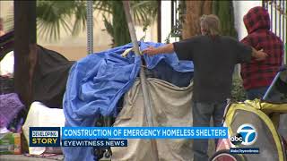 Homeless shelter construction fast-tracked in LA | ABC7