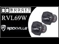 6X9 Subwoofers Flexing Rockville RVL69W