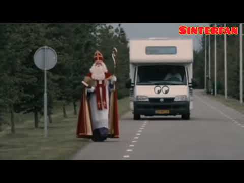 stukje film  - sinterklaas lift mee met de camper  (sinterklaas en de verdwenen pakjesboot)