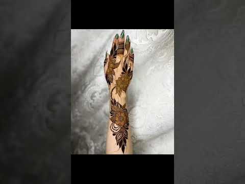 new Dubai mehndi designs 2023 #bridalmehndi #mehndidesign #ytshorts #shorts